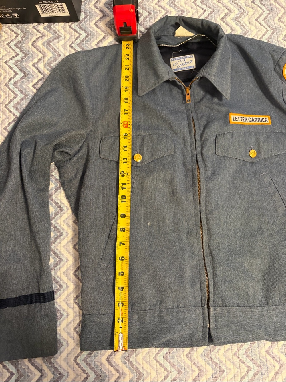 Letter Carrier Blue Work Jacket - Picture 12 of 14